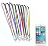 Coloras de doces Corrente de cristal de cinta de pescoço com metal cor de diamante de clipe de metal para iPhone x 8 7 6 Cell Samsung Pho58888726
