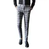 メンズパンツメンズドレススーツパンツビジネスカジュアルスリムフィットイングランドクラシックズボン結婚式男性韓国語版Photaid Trousers1