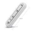 Sensore interno Luci tattili Batterie bianche senza fili Sotto l'armadio Push Tap Stick Lamp On 4 LED Night Light Funzionamento di emergenza