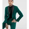Últimas Suits Designers Homens de ternos pretos Wedding entalhado lapela Slim Fit Groomsmen smoking formal Prom Evening Blazer (jacket + pants)