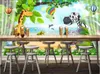 Wallpapers papel de parede 3D Aangepaste Foto muurschildering Behang Mooie cartoon kinderkamer frisse kinderkamer achtergrond muurschildering