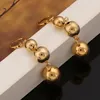 3 pièces perles boule boucles d'oreilles pendentif amour chanceux lustre boucles d'oreilles pour femmes hommes bijoux cadeaux