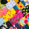Nuovi calzini artistici per pittura a olio retrò calzini divertenti da uomo in cotone moda felice vintage cotone Gogh streetwear