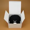 Caixas de embalagem do chapéu de basebol da caixa de presente de papel branco