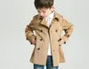 ceket clothingWY063 paltoları Perakende çocuklar tasarımcı kış trençkot erkek İngiliz tarzı uzun gündelik spor trençkot moda lüks ceketler