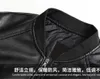 黒の古典的なPUの爆撃機のジャケット男性2020春秋の街路服の服男性のコート獣獣の中間野球革のジャケット