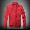 Märke Designer Mäns Jackor Classic Solid Men Coat With Letter Jacket Zipper för män Sportkläder Toppar Kläder