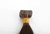 인간의 머리카락에서 새로운 도착 100g 물 파이프 테이프 40pcs 브라질 처녀 자연 웨이브 부드러운 피부 위사 머리카락