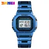 2019 Skmei Relogio Masculino 1456 Men Electronic Digital Watch Chronograph Clockデュアルタイムディスプレイスポーツ時計男性WRISTWATCH237K