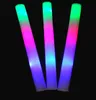 Light up Foam Sticks Glowing Wand Baton Flashing LED Stobe Stick for Party Concert Event Birthday Wedding Give Aways favors