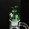 Färgglada glasbubblor Carb Cap för Quartz Banger Oil Dab Rigs DAB Tool Rökning Tillbehör DCC016