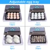 10 Incubators Automatic Chicken Duck Egg Incubator LCD-scherm Display FLEGLING Lizard Snake Bird