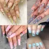 Nagelspaljetter paillette blandad fjäril sjöjungfru glitterflingor 3D glittrande polska manikyr naglar konstdekorationer9609123