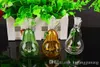 2019 new Mini pear hookah Wholesale Glass bongs Oil Burner Water Pipes Rigs Smoking Free