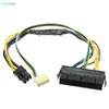 24Pin tot 2 poort 6pin 18AWG 30cm SFF MAILBOARDADAPTER POWER KABEL VOOR HP Z220 Z230 ATX PSU SUBBERANDSCONNEMER 24P TOT 6P (HL)