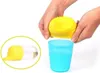 Silicone Sippy Lids Elephant Shaped Cup Cover Reuseable Lid Leakproof Cup for kids Water Bottle Brinkware Tools 5 Colors 20pcs DHW1083