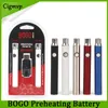 Zestaw do podwójnej akumulatora BOGO 400 mAh Ementarza papierosowe Vape Vape Ge -Ge -Ge -Gee Regulowane baterie cztery kolory dla grubego naboju oleju