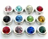 20PCS/lot Round Birthstone Floating Locket Charms DIY Accessories Fit For Glass Living Memory Magnetic Locket