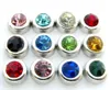 20 Teile/los Runde Birthstone Schwimm Medaillon Charms DIY Zubehör Fit Für Glas Living Memory Magnetische Medaillon