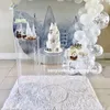 clear crystal Acrylic Cylinder Pedestal Round Plinth For Wedding Decoration Backdrop Display Stand Rack Tb3142