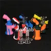 Cucchiaio per pipa in silicone da 3,5 pollici Mini Smok Pipes Raccoglitore di cenere per contenitore di olio di silicone da 5 ml