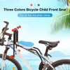 Macchetta per sedile anteriore della mountain bike per bambini sedia di sicurezza per biciclette di alta qualità facile da installare smontato rapido regolabile road7012531