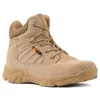 Outdoor Wandelen Trekking Schoenen Mannen Ademend Leer Lage TACTISCHE LEGER LAARZENKLOPEN COLPING SPORT SNEAKER MAN