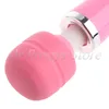 10 hastigheter Magic Wand Motor Massager Fothuvud Full Body Power Massage Vibrator EU Plug Care Tool Drop Ship