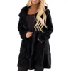 Lange Hülse der Frauen Winter warm Outwear beiläufige Jacken-Mantel-Mantel Robe hiver winterjas vrouwen Manteau femme weibliche Mode NEU