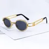 Vintage Kleine Runde Diamant Sonnenbrille Frauen 2019 Marke Designer Mode Steampunk Bunte Strass Shades UV400 Oculos6377796