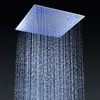 Badrumstermostatiska Duschkranar Ställ in tak regnbräda Duschsystem Modern RGB LED Light Rain Showerhead Panel med massage Body Jets