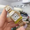 Panthere Small 22mm WGPN0006 Vit Ring Swiss Quartz Womens Watch Rose Gold Case Steel Bracelet Mode Ladies Klockor Pure_Time 10Style