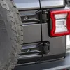 Cerniera della porta in ABS Cerniera della ruota di scorta Decoraion per Jeep Wrangler JL 2018 Presa di fabbrica Accessori esterni auto di alta qualità9538795