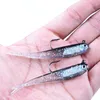 75 cm 6 g Bionic Angelhaken Soft Baits Lures Jigs Single Hooks Luminous Grey Silicone Fishing Gear Whole128153485