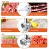 Verkoop!!! Groothandel Gratis verzending Hot Sales 1200W Elektrische vleesmolen worst maker met handvat zwart