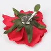 Brud/brudt￤rna Rose Flower Hairpin Women Hair Clips Brosch Wedding Party Headwear Party Girls Festival Hair Accessories