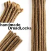 5Pcs Synthetic Dreadlock Extensions Light Brown Color Handmade Dreadlocks Extensions Reggae Hair for Hippie 20quot Soft Crochet 8123987