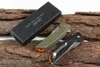 1 sztuk Nowy HHY035 Łożysko kulkowe Flipper Składany Nóż D2 Satin Tanto Point Blade G10 Uchwyt Odkryty Survival EDC Kieszonkowe Składane Noże