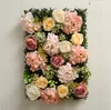 豪華な絹の牡丹の花の壁とバラの雰囲気の花の結婚式の背景の装飾ホームジュエリーウィンドウの花10pcs