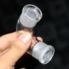 Adaptador suspenso de vidro dobrado para narguilés Bong acessórios para fumar DropDown 14 mm masculino feminino 18 mm plataformas de petróleo Dab vidro tubos de água tigela