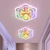 Crystal LED Spotlight Enkelt modernt vardagsrum gångjärn korridorlampor inbäddad yta monterad taklampa porch entré downlight