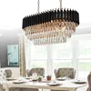Moderne Hanglampen Goede Kwaliteit K9 Crystal Kroonluchters Vering Binnenverlichting Armaturen Opknoping Luster voor Restaurant American Style Home Lights
