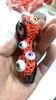 4 Inch Colorful Glass Smoking Pipe Spoon Eyes Luminous Hand Pipe Oil Burner Pipe Smoking Accessories Free shpping