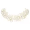 US Magazynowy Nakładki Kryształ Handmade Zroszony Bride Pearl Flower Weddress Headdress Biżuteria Suknia Włosów Akcesoria Do Włosów Biżuteria Prezent