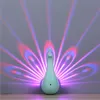 Beauty Peacock Projektor Lekki Zdalny Dotykowy Kontrolny RGB Kolor Paw Light Par Light Barwiarstwo Wall Scena tło dla Etapy Hotele Sklep