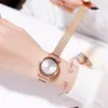 Kvinna Klockor Bayan Kol Saati Fashion Rose Gold Silver Ladies Titta på Kvinnor Reloj Mujer Saat Relogio Zegareek Damski