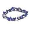 Il più nuovo braccialetto di perline di cristalli curativi Chip di pietra naturale Braccialetti da donna a filo singolo Ciondolo di fascino per gioielli di energia di moda