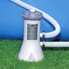 Bomba de filtro de piscina elétrica para piscinas acima do solo Ferramenta de limpeza Purificador de água do filtro KKA79486534159