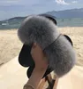 Ethel Anderson Fashion Real Raccoon Fur Slides Slippers Sommar Flip Flops Casual Vogue Fox Fur Sandaler Vogue Plush Shoes S20331