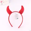 Headband Deer Antler Devil Horn Cartoon Hairbands Kids Adults Hair Party Dress Christmas Halloween navidad1274W